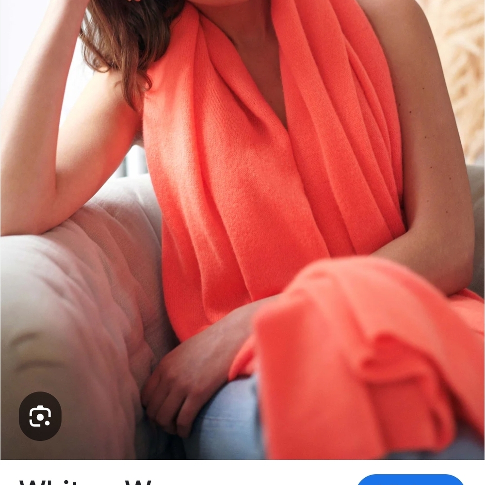 White + Warren 100% Cashmere Travel Wrap In Horizon